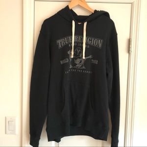 True Religion black hoodie size XXL